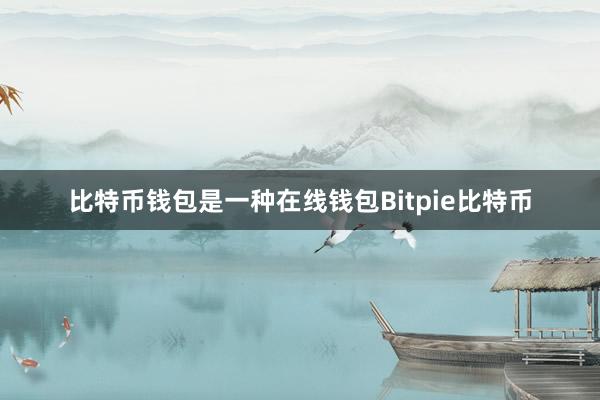 比特币钱包是一种在线钱包Bitpie比特币