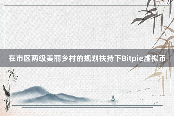 在市区两级美丽乡村的规划扶持下Bitpie虚拟币