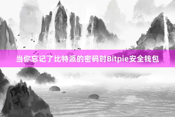 当你忘记了比特派的密码时Bitpie安全钱包