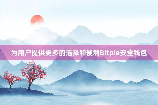 为用户提供更多的选择和便利Bitpie安全钱包